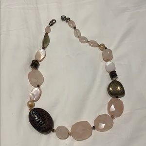 Rose quartz silpada necklace
